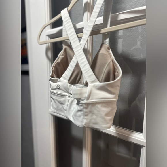 Lululemon Sweat Your Heart Out Bra-White - Picture 6 of 10